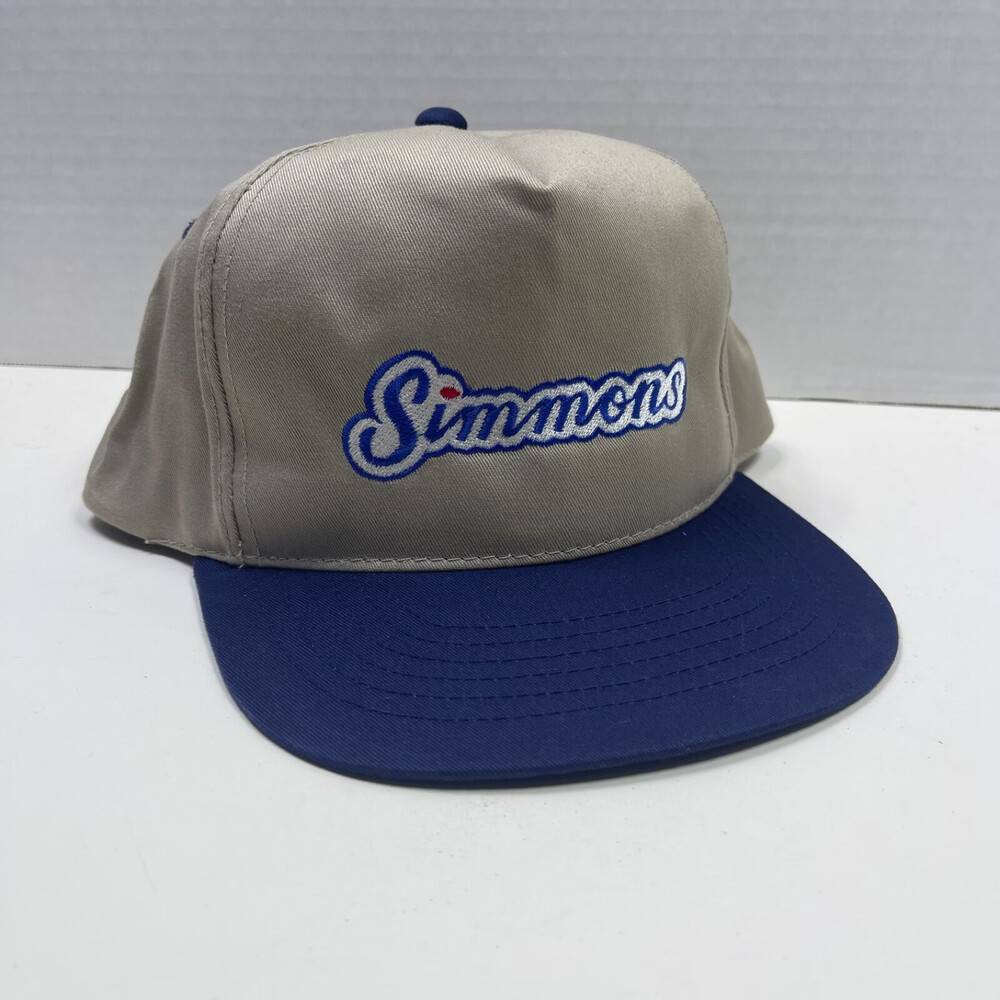 Vintage Youngan Simmons Trucker Hat Beige Advertising Youngan Cotton Snapback